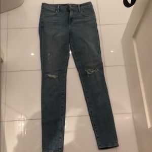 J BRAND SURGE DESTRUCT JEANS